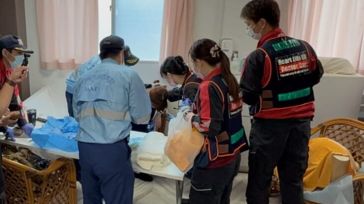 病院主催ドクターカー連携訓練