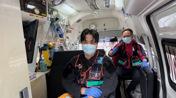 坪田先生ER研修中