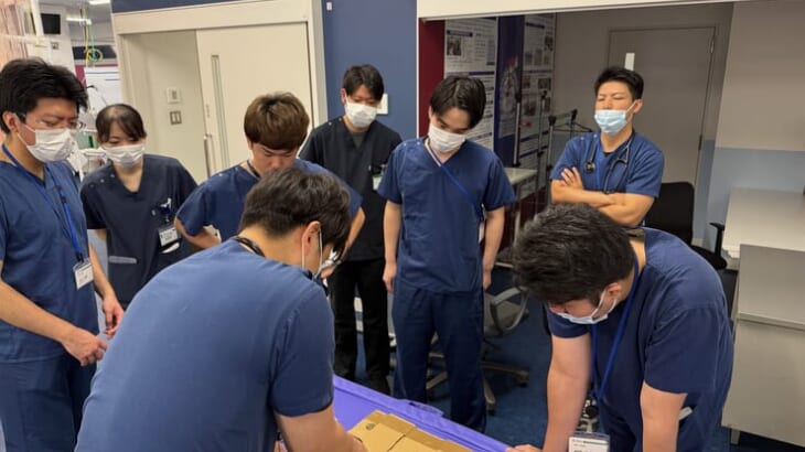 今年も骨髄針練習