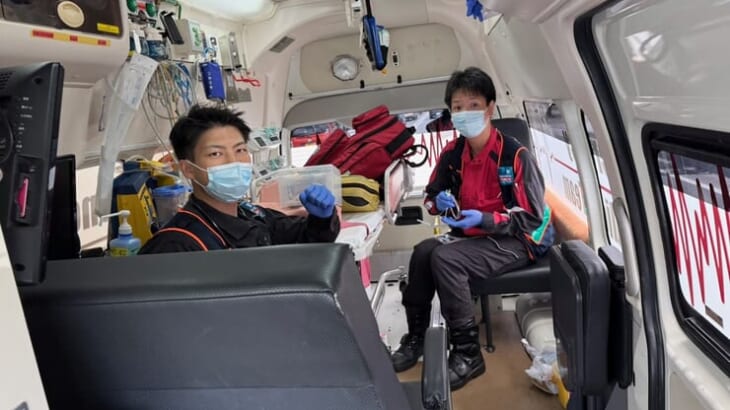 弘瀬先生ER研修中